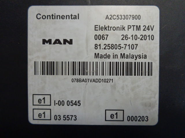 MAN PTM (WORLDWIDE DELIVERY) - Блок управління в категорії Вантажівки: фото 2 MAN PTM (WORLDWIDE DELIVERY) - Блок управління в категорії Вантажівки: фото 2