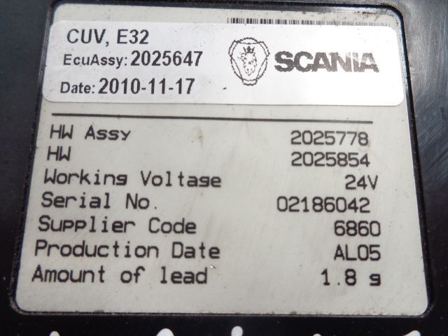 Scania CUV E32 control unit ( WORLDWIDE DELIV - Блок управління в категорії Вантажівки: фото 2 Scania CUV E32 control unit ( WORLDWIDE DELIV - Блок управління в категорії Вантажівки: фото 2