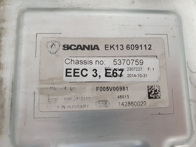 Scania EEC 3 control unit - Блок управління в категорії Вантажівки: фото 3 Scania EEC 3 control unit - Блок управління в категорії Вантажівки: фото 3