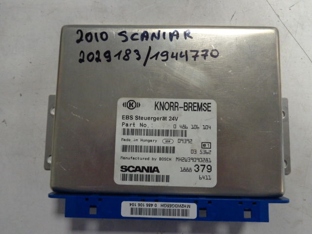 Scania R EBS control unit ECU "WORLDWIDE DELIVERY" - Блок управління в категорії Вантажівки: фото 1 Scania R EBS control unit ECU "WORLDWIDE DELIVERY" - Блок управління в категорії Вантажівки: фото 1