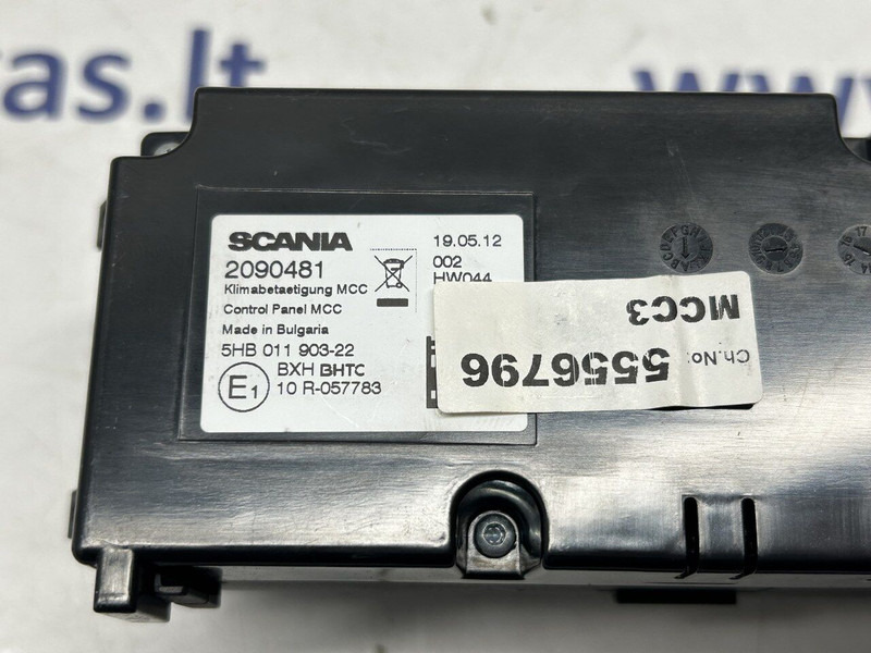 Scania control panel MCC3 - Частина системи кондиціонування в категорії Вантажівки: фото 3 Scania control panel MCC3 - Частина системи кондиціонування в категорії Вантажівки: фото 3