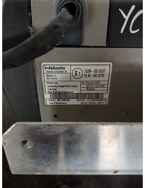 Webasto FH 4 - Опалення/ Вентиляція в категорії Вантажівки: фото 4 Webasto FH 4 - Опалення/ Вентиляція в категорії Вантажівки: фото 4