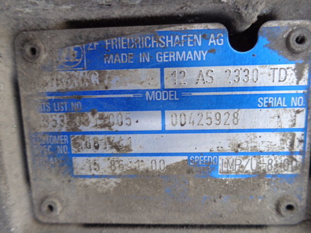 ZF good condition gearbox 12AS2330TD 12AS2330 TD - Коробка передач в категорії Вантажівки: фото 5 ZF good condition gearbox 12AS2330TD 12AS2330 TD - Коробка передач в категорії Вантажівки: фото 5