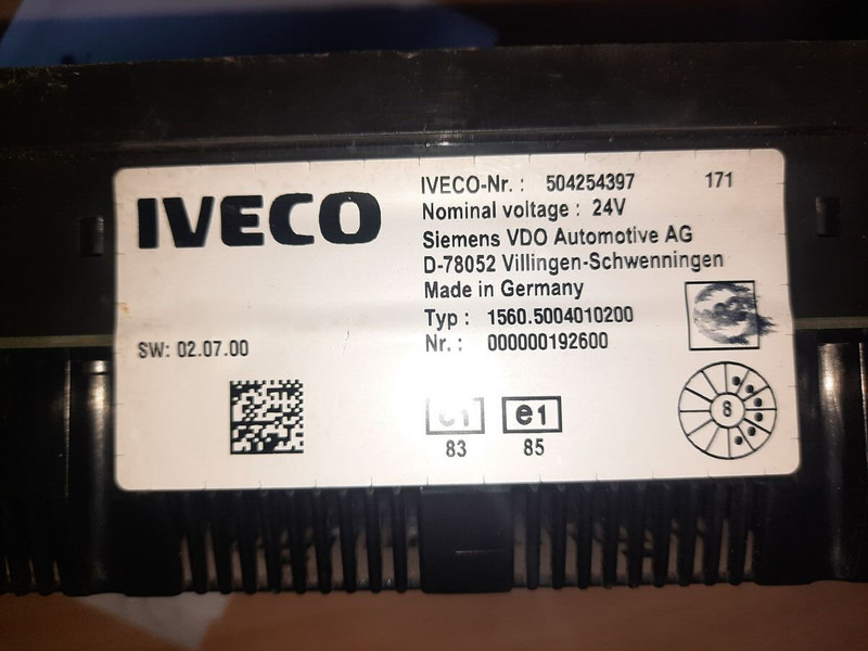 Iveco климат контроль Iveko - Приладова панель: фото 4 Iveco климат контроль Iveko - Приладова панель: фото 4