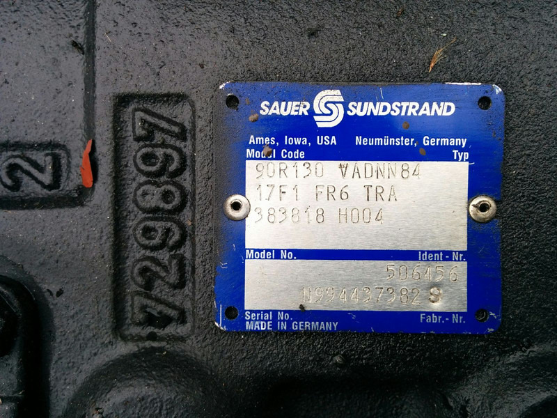 Sandler 90R130 - Гідронасос: фото 3 Sandler 90R130 - Гідронасос: фото 3