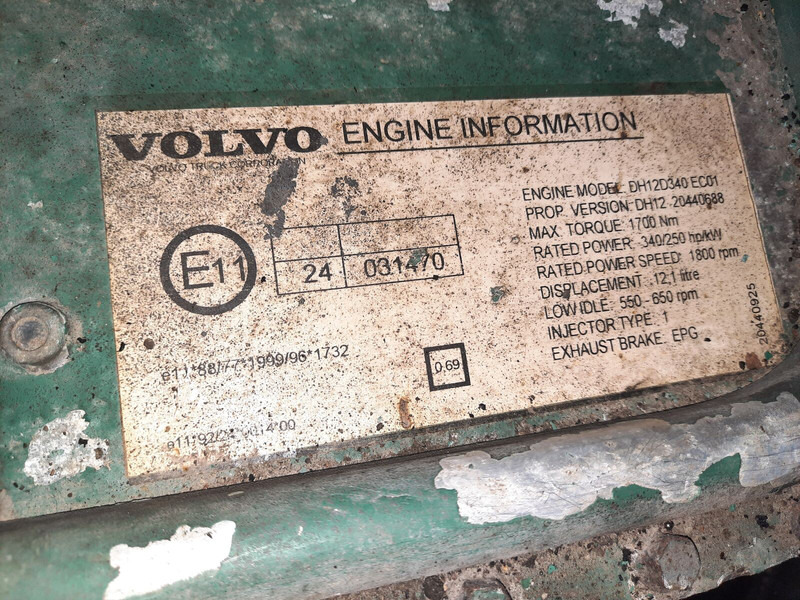 Двигун Volvo DH12E340EC06 . DH12D 340.: фото 8
