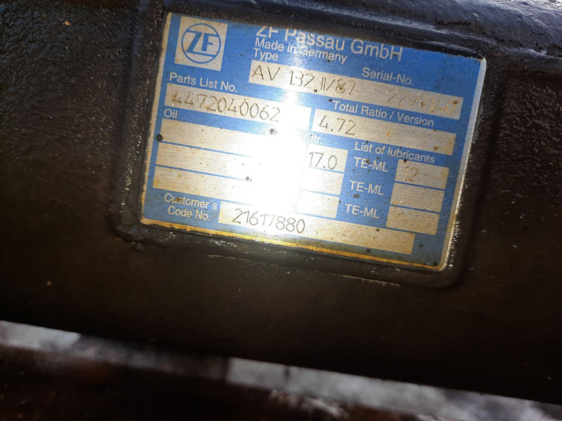 Volvo шестерни бортовой передачи ZF - Задня вісь: фото 3 Volvo шестерни бортовой передачи ZF - Задня вісь: фото 3