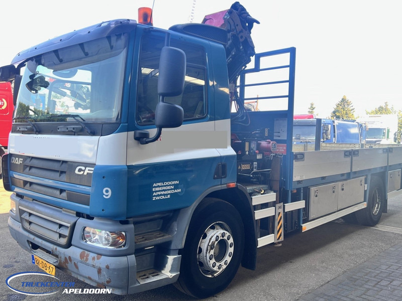 DAF CF 75.310 Manuel, Steel springs, HMF 1560 K3 - Бортова вантажівка/ Платформа, Вантажівка з маніпулятором: фото 3 DAF CF 75.310 Manuel, Steel springs, HMF 1560 K3 - Бортова вантажівка/ Платформа, Вантажівка з маніпулятором: фото 3