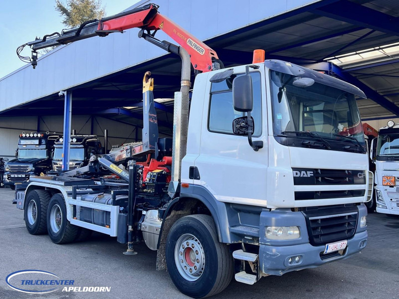 DAF CF 85.410 6x4 Bladgeveerd, Palfinger PK16001, Palift - Гаковий мультиліфт вантажівка, Вантажівка з маніпулятором: фото 1 DAF CF 85.410 6x4 Bladgeveerd, Palfinger PK16001, Palift - Гаковий мультиліфт вантажівка, Вантажівка з маніпулятором: фото 1