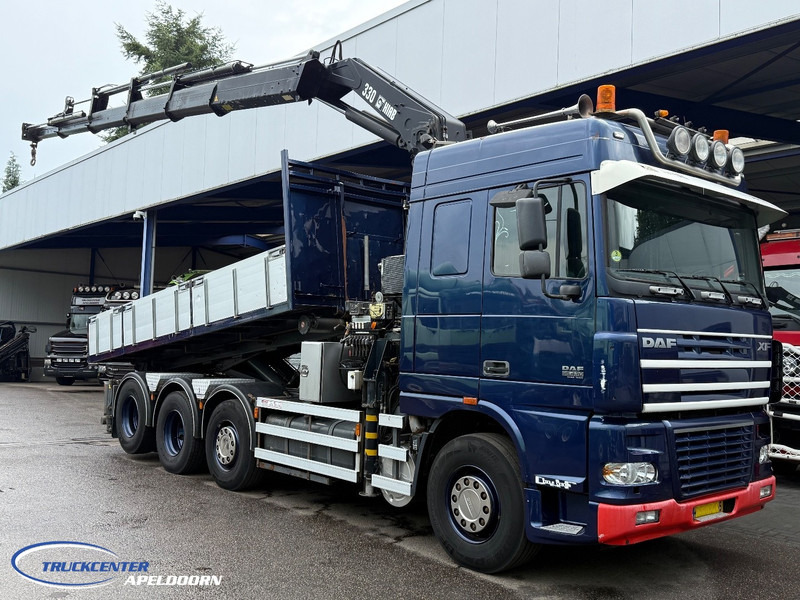 DAF XF 95.430 HIAB 330-5, 8x2 - Контейнеровоз/ Змінний кузов вантажівка, Вантажівка з маніпулятором: фото 1 DAF XF 95.430 HIAB 330-5, 8x2 - Контейнеровоз/ Змінний кузов вантажівка, Вантажівка з маніпулятором: фото 1