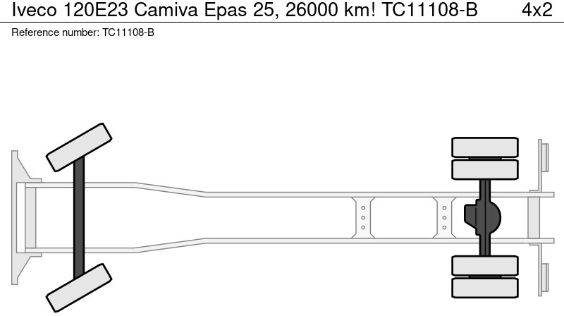 Пожежна машина Iveco 120E23 Camiva Epas 25, 26000 km!: фото 8 Пожежна машина Iveco 120E23 Camiva Epas 25, 26000 km!: фото 8