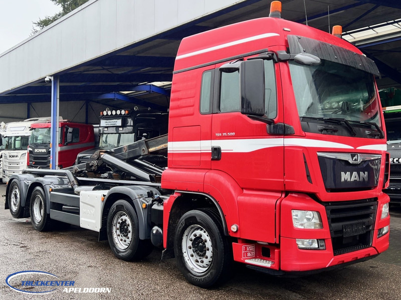 MAN TGS 35.500 8x2, Euro 6, Blower compressor - Гаковий мультиліфт вантажівка: фото 1 MAN TGS 35.500 8x2, Euro 6, Blower compressor - Гаковий мультиліфт вантажівка: фото 1