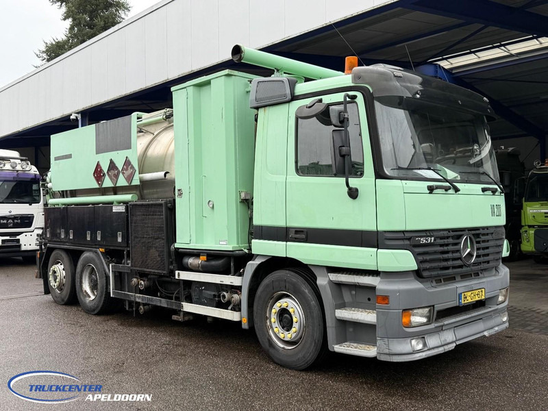 Mercedes-Benz ACTROS 2531 L 6X2/NLA ADR, RVS tank, Naafreductie - Асенізатори: фото 1 Mercedes-Benz ACTROS 2531 L 6X2/NLA ADR, RVS tank, Naafreductie - Асенізатори: фото 1