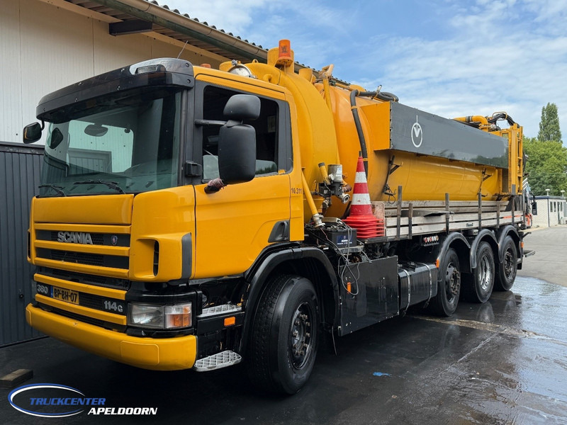 Scania P114GB8X2/4 NA 340 Tussenbak ontbreekt - Асенізатори: фото 1 Scania P114GB8X2/4 NA 340 Tussenbak ontbreekt - Асенізатори: фото 1