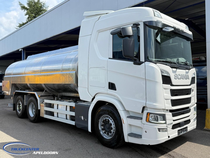 Scania R500 NGS 15000 Liter, Retarder, Stuuras, RVS tank - melk - water - Вантажівка цистерна: фото 1 Scania R500 NGS 15000 Liter, Retarder, Stuuras, RVS tank - melk - water - Вантажівка цистерна: фото 1