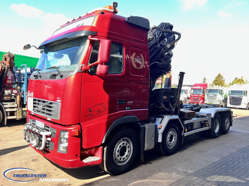 Volvo FH 440 HIAB 377 E6 + JIB 70X E4, 8x2, Euro 5 - Гаковий мультиліфт вантажівка, Вантажівка з маніпулятором: фото 3 Volvo FH 440 HIAB 377 E6 + JIB 70X E4, 8x2, Euro 5 - Гаковий мультиліфт вантажівка, Вантажівка з маніпулятором: фото 3