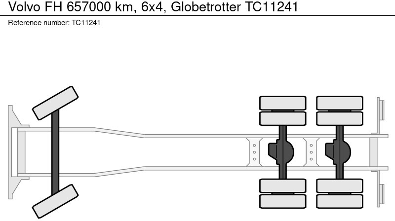 Вантажівка шасі Volvo FH 657000 km, 6x4, Globetrotter: фото 9 Вантажівка шасі Volvo FH 657000 km, 6x4, Globetrotter: фото 9