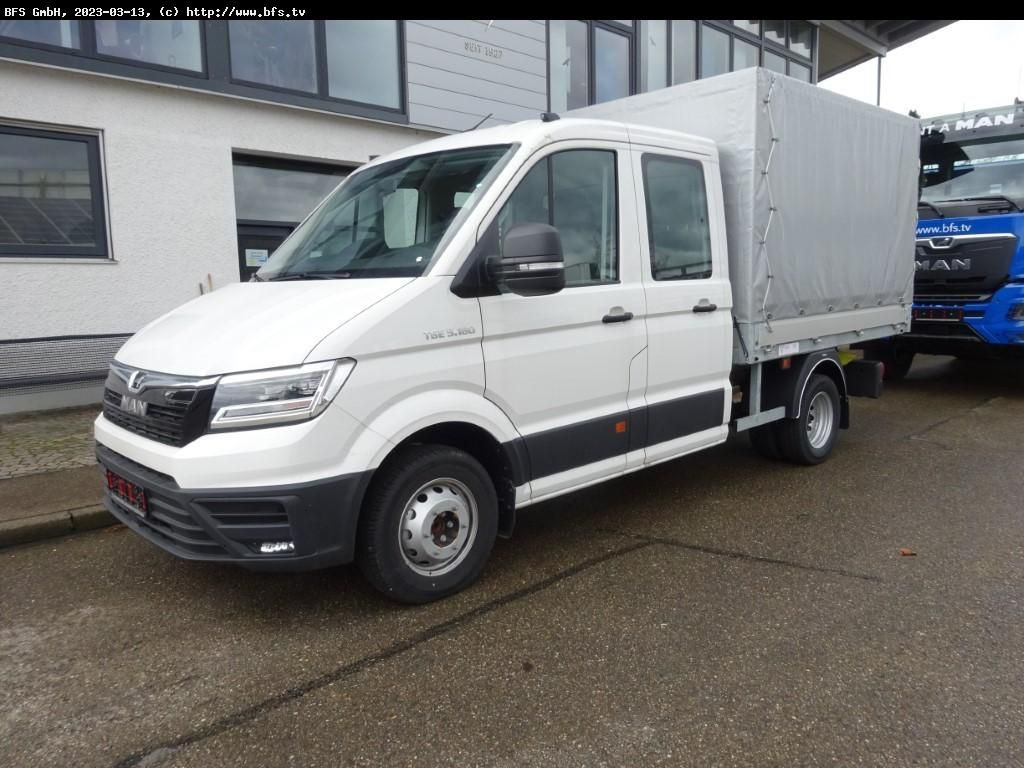 MAN TGE 5.180 4x2 SB DoKA - Тентований фургон: фото 1 MAN TGE 5.180 4x2 SB DoKA - Тентований фургон: фото 1