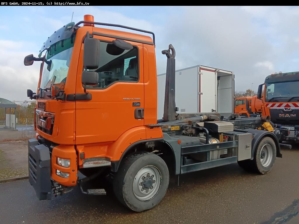 Гаковий мультиліфт вантажівка MAN TGM 13.290 4x4 BL Meiller RK 11.45, Winterdienst: фото 1