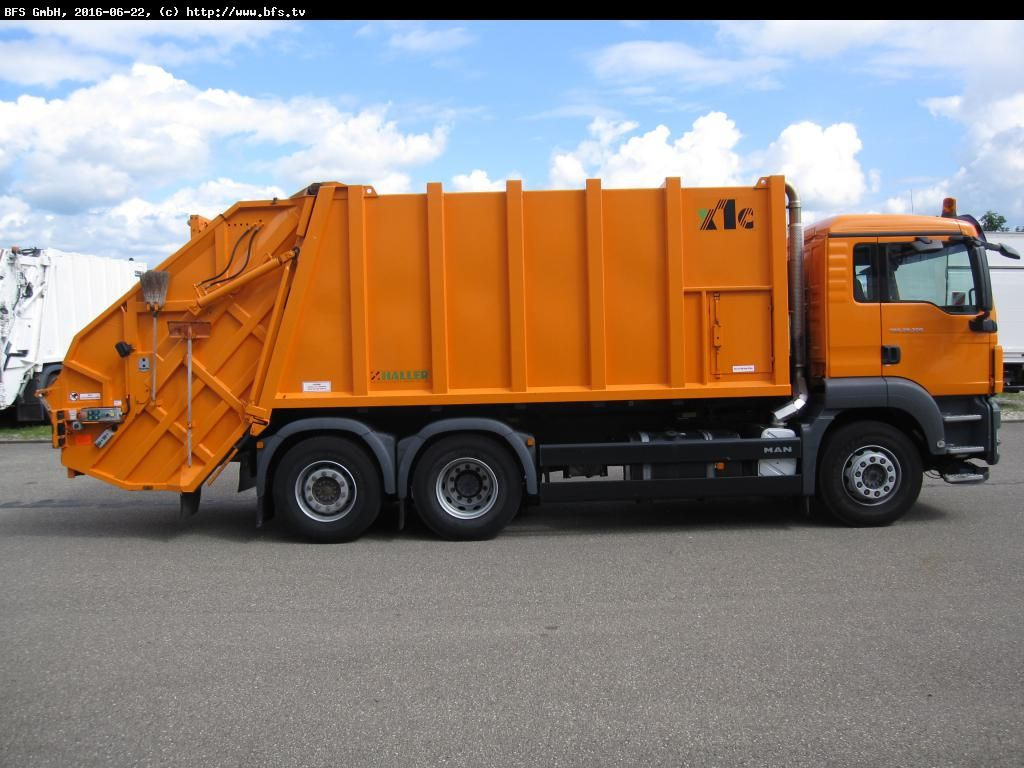 MAN TGS 28.320 6x2-4 BL Sperrmüll Haller M21 x1 C oh - Сміттєвози: фото 3 MAN TGS 28.320 6x2-4 BL Sperrmüll Haller M21 x1 C oh - Сміттєвози: фото 3