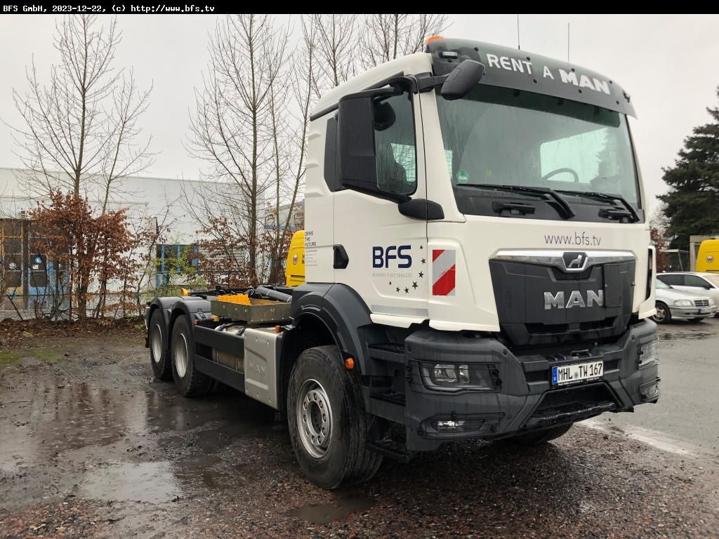 MAN TGS (TG3) 26.480 6x4 BL Palfinger - Гаковий мультиліфт вантажівка: фото 2 MAN TGS (TG3) 26.480 6x4 BL Palfinger - Гаковий мультиліфт вантажівка: фото 2