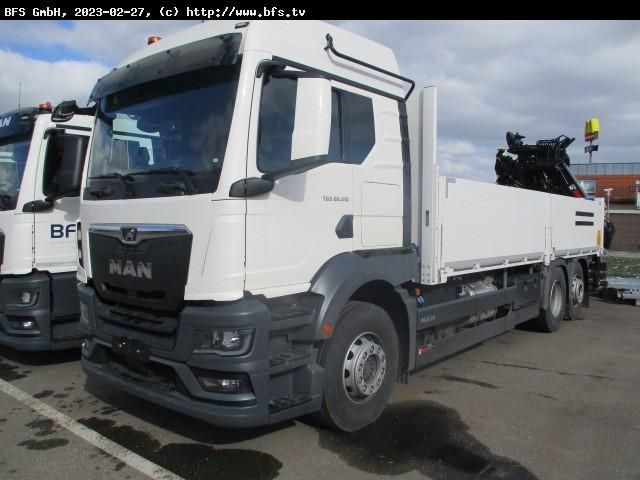 MAN TGS (TG3) 26.510 6x2-4 BL HIAB 232ES-5 X-HIPRO - Бортова вантажівка/ Платформа: фото 1 MAN TGS (TG3) 26.510 6x2-4 BL HIAB 232ES-5 X-HIPRO - Бортова вантажівка/ Платформа: фото 1