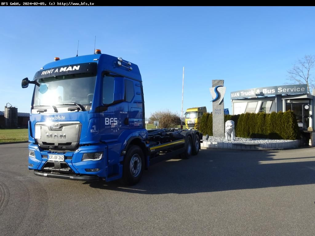 MAN TGS (TG3) 26.520 6x2-4 BL CH - Гаковий мультиліфт вантажівка: фото 1 MAN TGS (TG3) 26.520 6x2-4 BL CH - Гаковий мультиліфт вантажівка: фото 1