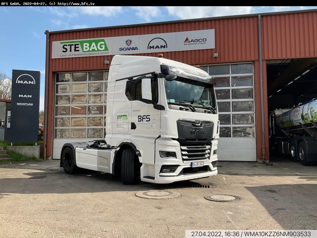 MAN TGX (TG3) 18.510 4x2 LL SA 2 Kreis Kipphydraulik - Тягач: фото 1 MAN TGX (TG3) 18.510 4x2 LL SA 2 Kreis Kipphydraulik - Тягач: фото 1