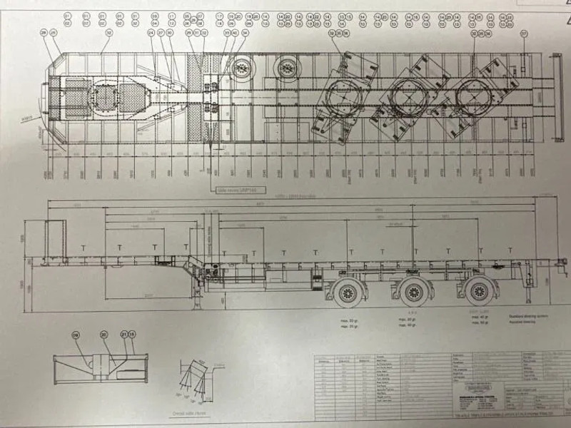 Broshuis 3 X EXTENDABLE TOTALE 42 M + EXTENSION TRACK DEFECTIVE - Низькорамна платформа напівпричіп: фото 2 Broshuis 3 X EXTENDABLE TOTALE 42 M + EXTENSION TRACK DEFECTIVE - Низькорамна платформа напівпричіп: фото 2