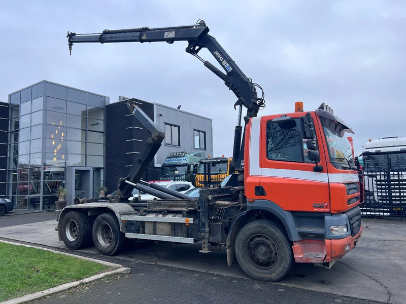 DAF CF 85.380 6X2 + MKG 141 A2 CRANE + 20 TON HOOKLIFT - EURO 3 - MANUAL GEAR - 10 TYRES - Гаковий мультиліфт вантажівка, Вантажівка з маніпулятором: фото 3 DAF CF 85.380 6X2 + MKG 141 A2 CRANE + 20 TON HOOKLIFT - EURO 3 - MANUAL GEAR - 10 TYRES - Гаковий мультиліфт вантажівка, Вантажівка з маніпулятором: фото 3