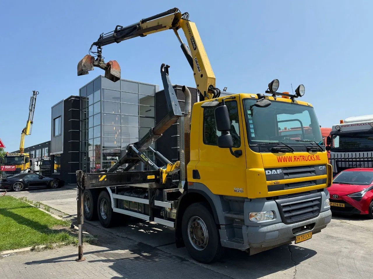 DAF CF 85.410 6X4 - EURO 5 + PALFINGER PK15500 + REM - Вантажівка з маніпулятором: фото 2 DAF CF 85.410 6X4 - EURO 5 + PALFINGER PK15500 + REM - Вантажівка з маніпулятором: фото 2