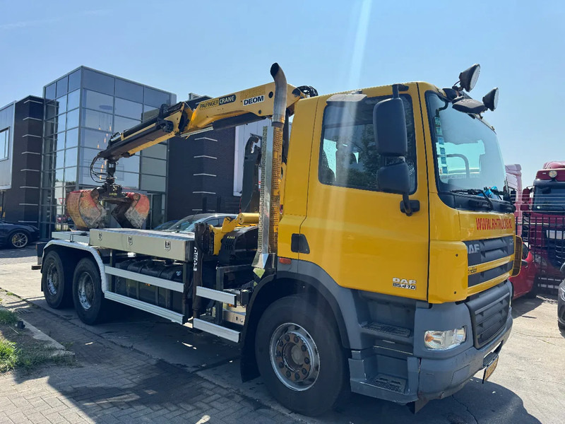 Гаковий мультиліфт вантажівка, Вантажівка з маніпулятором DAF CF 85.410 6X4 - EURO 5 + PALFINGER PK15500 + REMOTE + PALFINGER HOOK: фото 16