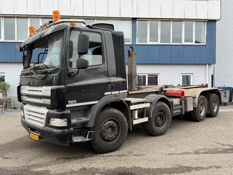 DAF CF 85.460 8X4 EURO 5 - FULL STEEL SUSP. - MANUAL GEAR - BIG AXLES + VDL HOOKLIFT - Гаковий мультиліфт вантажівка: фото 1 DAF CF 85.460 8X4 EURO 5 - FULL STEEL SUSP. - MANUAL GEAR - BIG AXLES + VDL HOOKLIFT - Гаковий мультиліфт вантажівка: фото 1