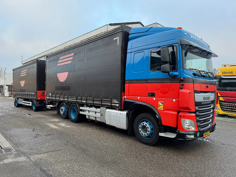 DAF XF 440 6X2 EURO 6 + HERTOGHS HANGER 2X BPW AXLE DHOLLANDIA 3000 KG - Тентована вантажівка: фото 3 DAF XF 440 6X2 EURO 6 + HERTOGHS HANGER 2X BPW AXLE DHOLLANDIA 3000 KG - Тентована вантажівка: фото 3
