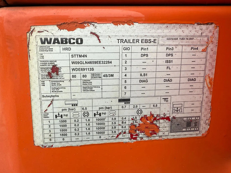 Низькорамна платформа напівпричіп ES-GE 2 AXLE STEERING,, 5 M EXTENDABLE, TUV TILL 206-06-2026: фото 18 Низькорамна платформа напівпричіп ES-GE 2 AXLE STEERING,, 5 M EXTENDABLE, TUV TILL 206-06-2026: фото 18