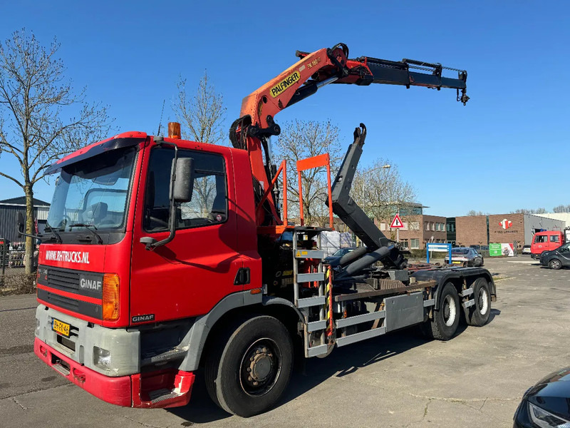 Ginaf M 3232 S 6X2 - EURO 2 + PALFINGER PK19000 + REMOTE + PALIFT HOOK - Гаковий мультиліфт вантажівка, Вантажівка з маніпулятором: фото 1 Ginaf M 3232 S 6X2 - EURO 2 + PALFINGER PK19000 + REMOTE + PALIFT HOOK - Гаковий мультиліфт вантажівка, Вантажівка з маніпулятором: фото 1