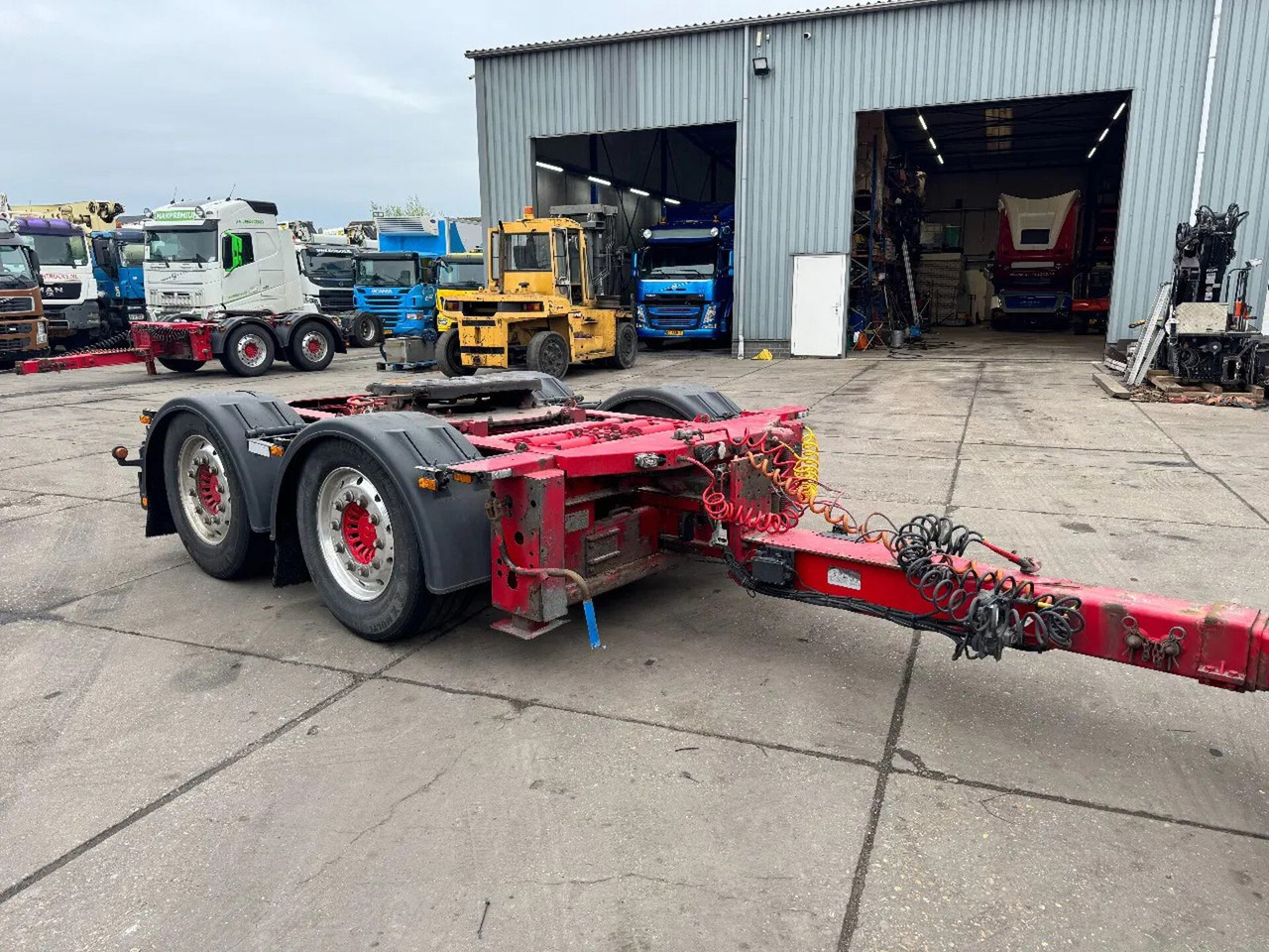 Krone ZZ 2X SAF AXLE UITSCHUIFBARE AANSLUITING - Причіп підкатний візок: фото 1 Krone ZZ 2X SAF AXLE UITSCHUIFBARE AANSLUITING - Причіп підкатний візок: фото 1