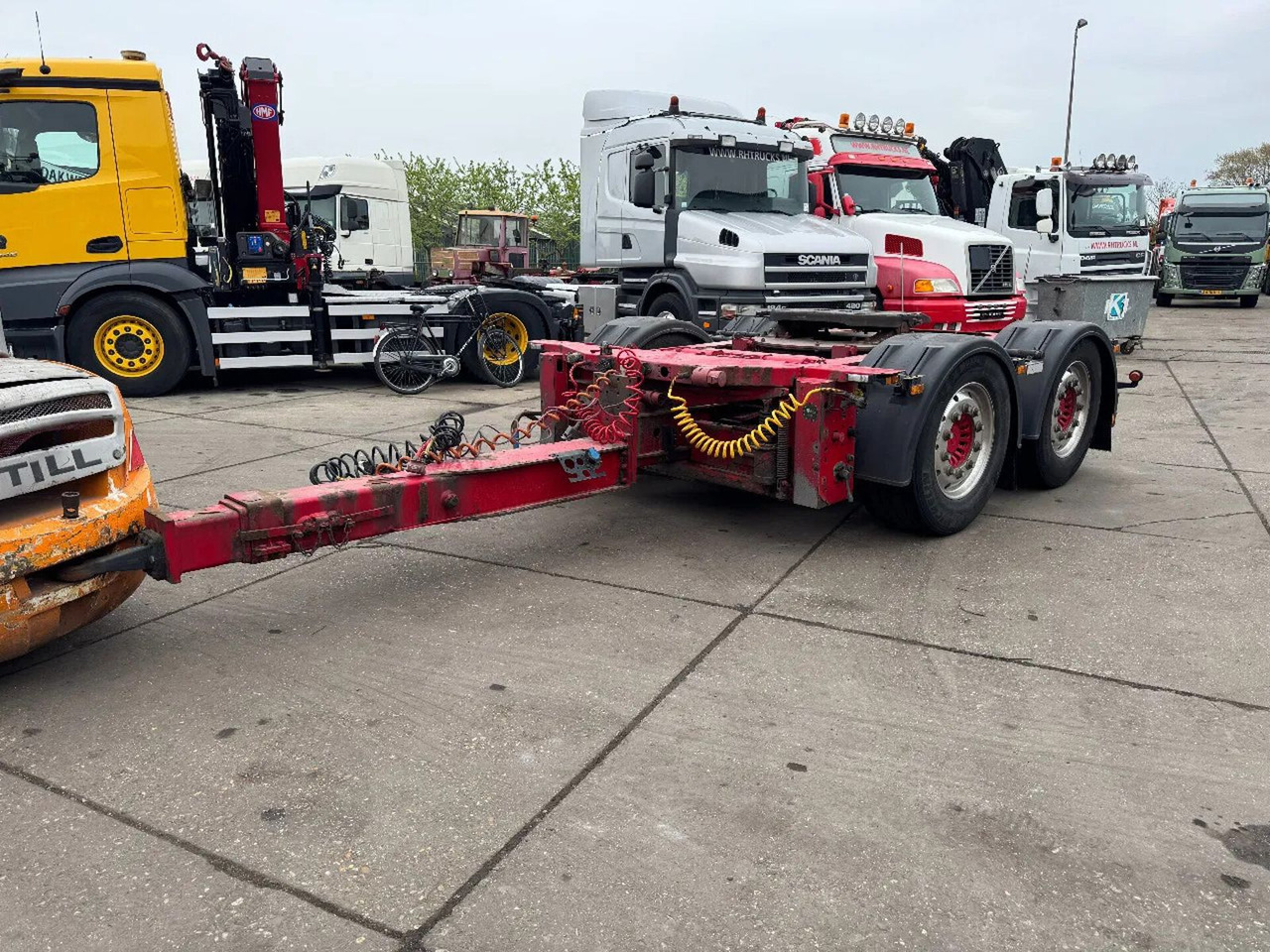 Krone ZZ 2X SAF AXLE UITSCHUIFBARE AANSLUITING - Причіп підкатний візок: фото 2 Krone ZZ 2X SAF AXLE UITSCHUIFBARE AANSLUITING - Причіп підкатний візок: фото 2