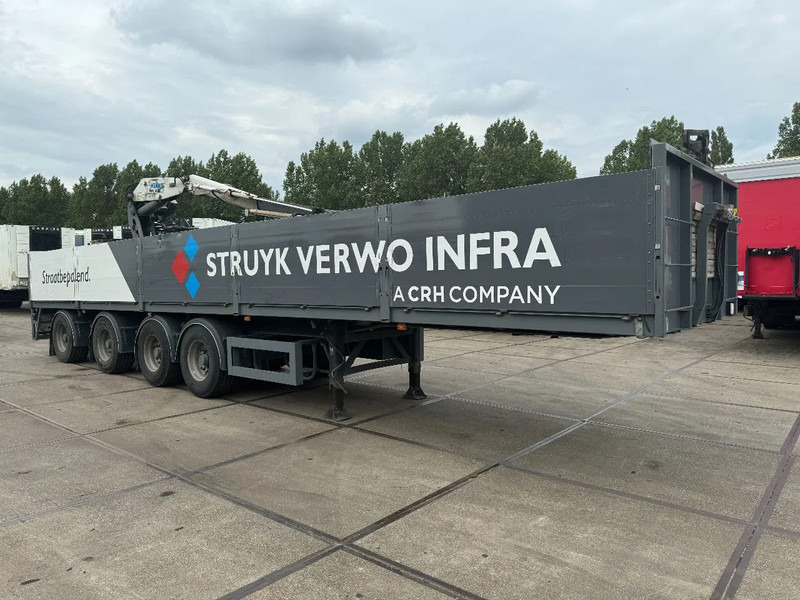 Kwb 2 LIFT + 2 STUURASSEN KENNIS 14000-2 R HYDRAULISCHE - Бортовий напівпричіп/ Платформа: фото 3 Kwb 2 LIFT + 2 STUURASSEN KENNIS 14000-2 R HYDRAULISCHE - Бортовий напівпричіп/ Платформа: фото 3