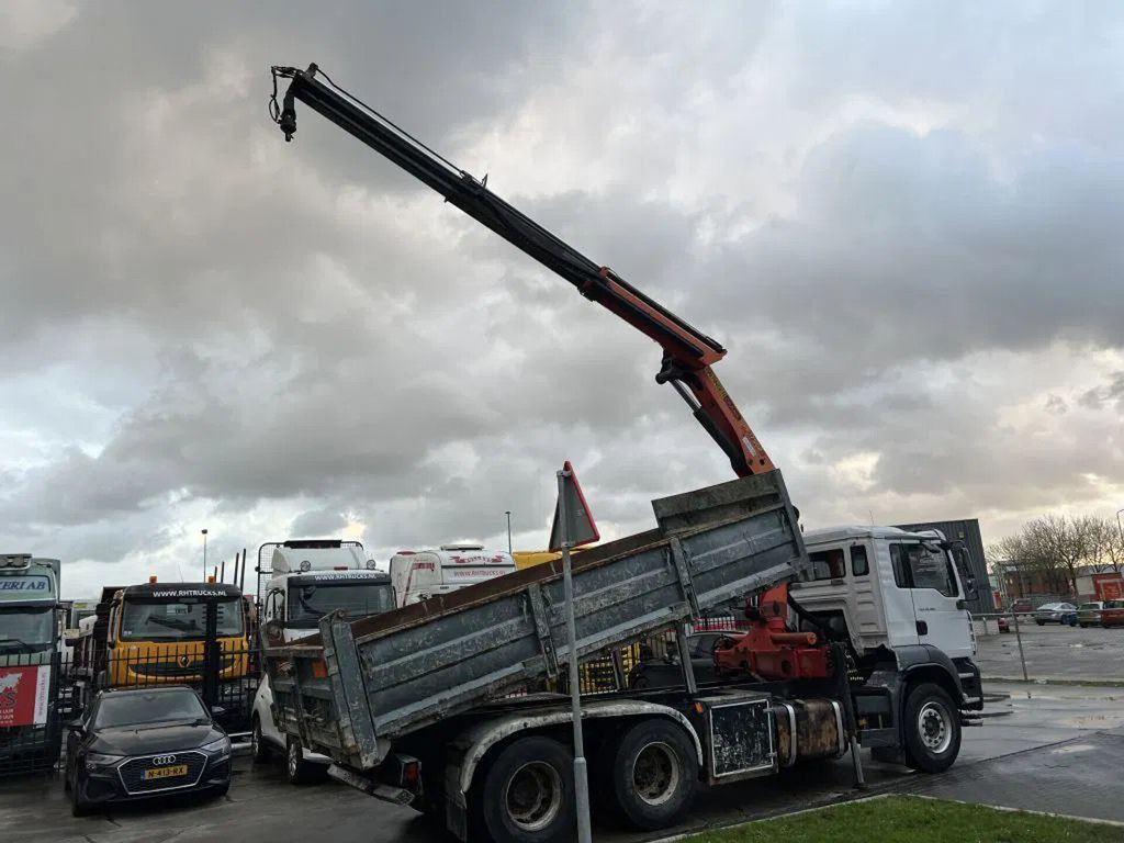 MAN TGA 26.390 6X4 + PALFINGER PK17502 + TIPPER - FU - Самоскид вантажівка, Вантажівка з маніпулятором: фото 5 MAN TGA 26.390 6X4 + PALFINGER PK17502 + TIPPER - FU - Самоскид вантажівка, Вантажівка з маніпулятором: фото 5