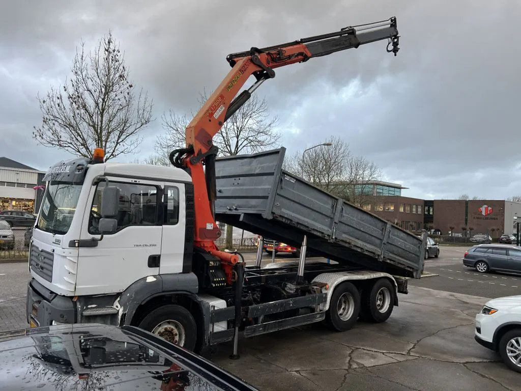 MAN TGA 26.390 6X4 + PALFINGER PK17502 + TIPPER - FU - Самоскид вантажівка, Вантажівка з маніпулятором: фото 3 MAN TGA 26.390 6X4 + PALFINGER PK17502 + TIPPER - FU - Самоскид вантажівка, Вантажівка з маніпулятором: фото 3