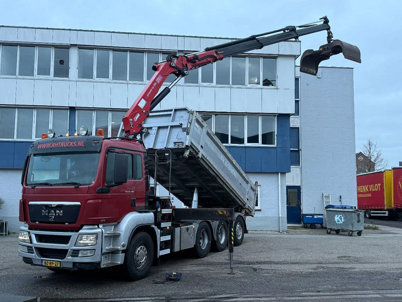 MAN TGS 35.480 8X4 + HMF 2420-K3 REMOTE + TIPPER - Вантажівка з маніпулятором: фото 2 MAN TGS 35.480 8X4 + HMF 2420-K3 REMOTE + TIPPER - Вантажівка з маніпулятором: фото 2