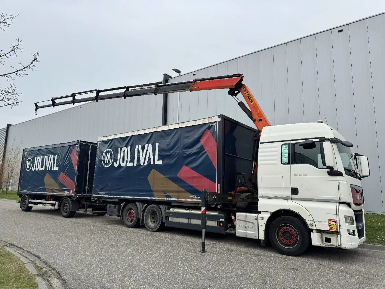 MAN TGX 26.480 6X2 - EURO 6 + PALFINGER PK20002 + RE - Тентована вантажівка, Вантажівка з маніпулятором: фото 5 MAN TGX 26.480 6X2 - EURO 6 + PALFINGER PK20002 + RE - Тентована вантажівка, Вантажівка з маніпулятором: фото 5