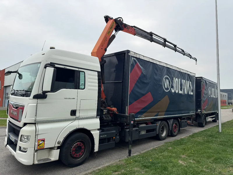 MAN TGX 26.480 6X2 - EURO 6 + PALFINGER PK20002 + REMOTE + LECITRAILER HANGER - Тентована вантажівка, Вантажівка з маніпулятором: фото 4 MAN TGX 26.480 6X2 - EURO 6 + PALFINGER PK20002 + REMOTE + LECITRAILER HANGER - Тентована вантажівка, Вантажівка з маніпулятором: фото 4