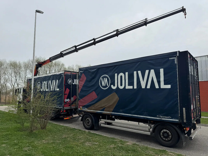 MAN TGX 26.480 6X2 - EURO 6 + PALFINGER PK20002 + REMOTE + LECITRAILER HANGER - Тентована вантажівка, Вантажівка з маніпулятором: фото 3 MAN TGX 26.480 6X2 - EURO 6 + PALFINGER PK20002 + REMOTE + LECITRAILER HANGER - Тентована вантажівка, Вантажівка з маніпулятором: фото 3