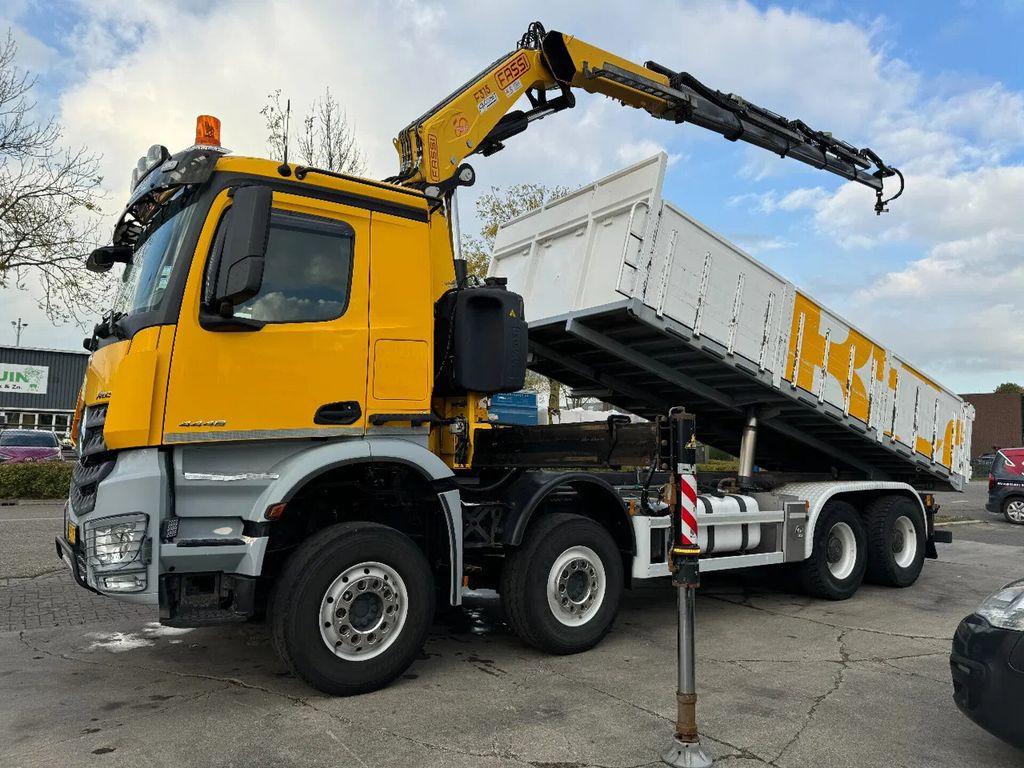 Mercedes-Benz Actros 4448 - 8X4 + EURO 6 + FASSI F315 + REMOTE - Бортова вантажівка/ Платформа, Вантажівка з маніпулятором: фото 1 Mercedes-Benz Actros 4448 - 8X4 + EURO 6 + FASSI F315 + REMOTE - Бортова вантажівка/ Платформа, Вантажівка з маніпулятором: фото 1