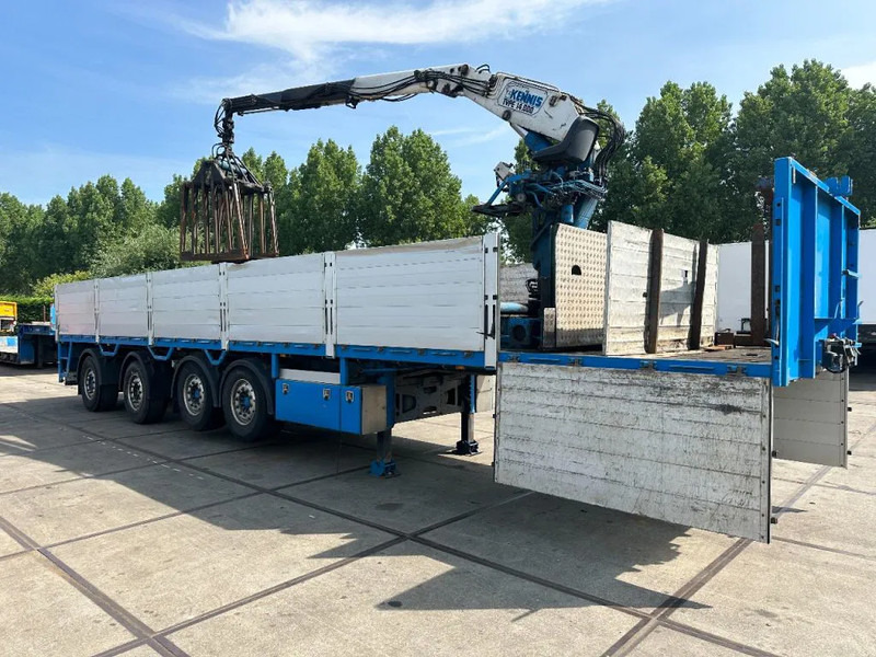 Pacton 4 X 4 ASSIGE MET KENNIS 14000 ROLLER KRAAN - Бортовий напівпричіп/ Платформа: фото 4 Pacton 4 X 4 ASSIGE MET KENNIS 14000 ROLLER KRAAN - Бортовий напівпричіп/ Платформа: фото 4