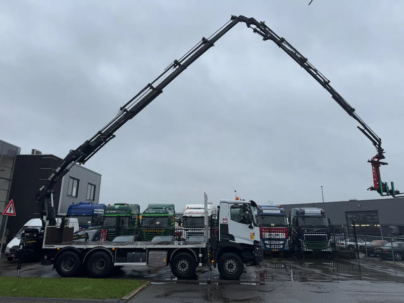 Renault C430 8X4 - EURO 6 + HIAB 288 E-5 + JIB 70X-4 + REMOTE + FULL STEEL SUSP. - Бортова вантажівка/ Платформа, Вантажівка з маніпулятором: фото 2 Renault C430 8X4 - EURO 6 + HIAB 288 E-5 + JIB 70X-4 + REMOTE + FULL STEEL SUSP. - Бортова вантажівка/ Платформа, Вантажівка з маніпулятором: фото 2
