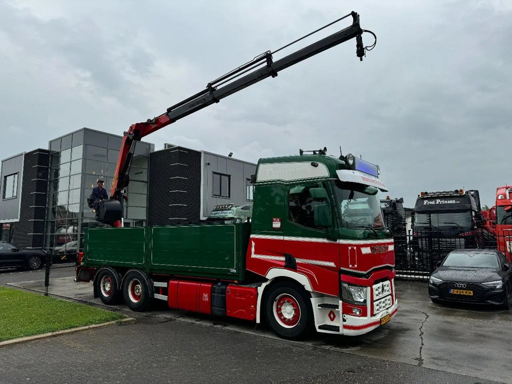 Renault T HIGH 520 6X2 EURO 6 + PALFINGER PK16002 ROTOR - Бортова вантажівка/ Платформа, Вантажівка з маніпулятором: фото 1 Renault T HIGH 520 6X2 EURO 6 + PALFINGER PK16002 ROTOR - Бортова вантажівка/ Платформа, Вантажівка з маніпулятором: фото 1