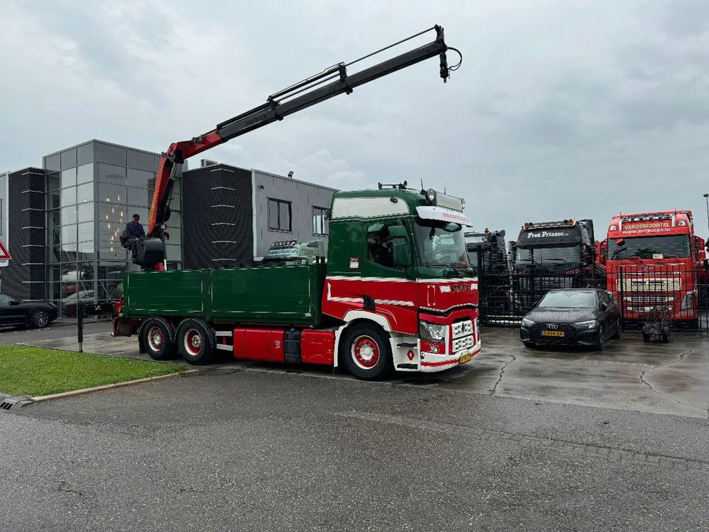 Renault T HIGH 520 6X2 EURO 6 + PALFINGER PK16002 ROTOR - Вантажівка з маніпулятором, Бортова вантажівка/ Платформа: фото 1 Renault T HIGH 520 6X2 EURO 6 + PALFINGER PK16002 ROTOR - Вантажівка з маніпулятором, Бортова вантажівка/ Платформа: фото 1
